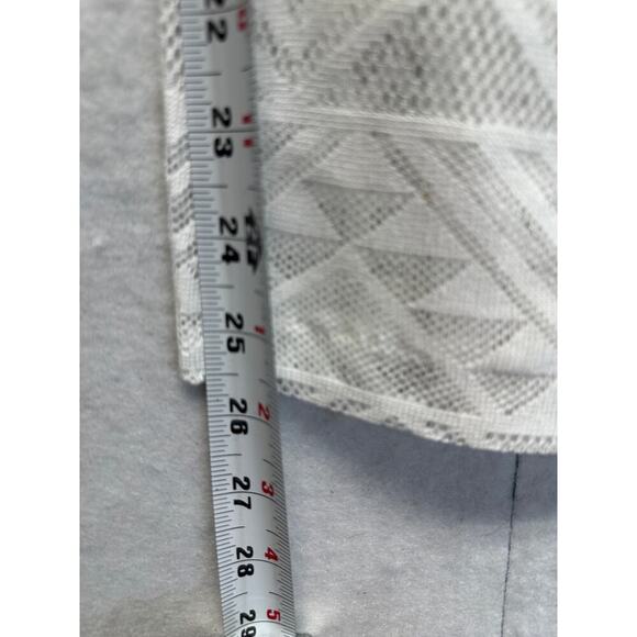 Miken Women's Swim Cover-Up Pants L White Polyester Sheer Crochet Drawstring - Picture 6 of 9